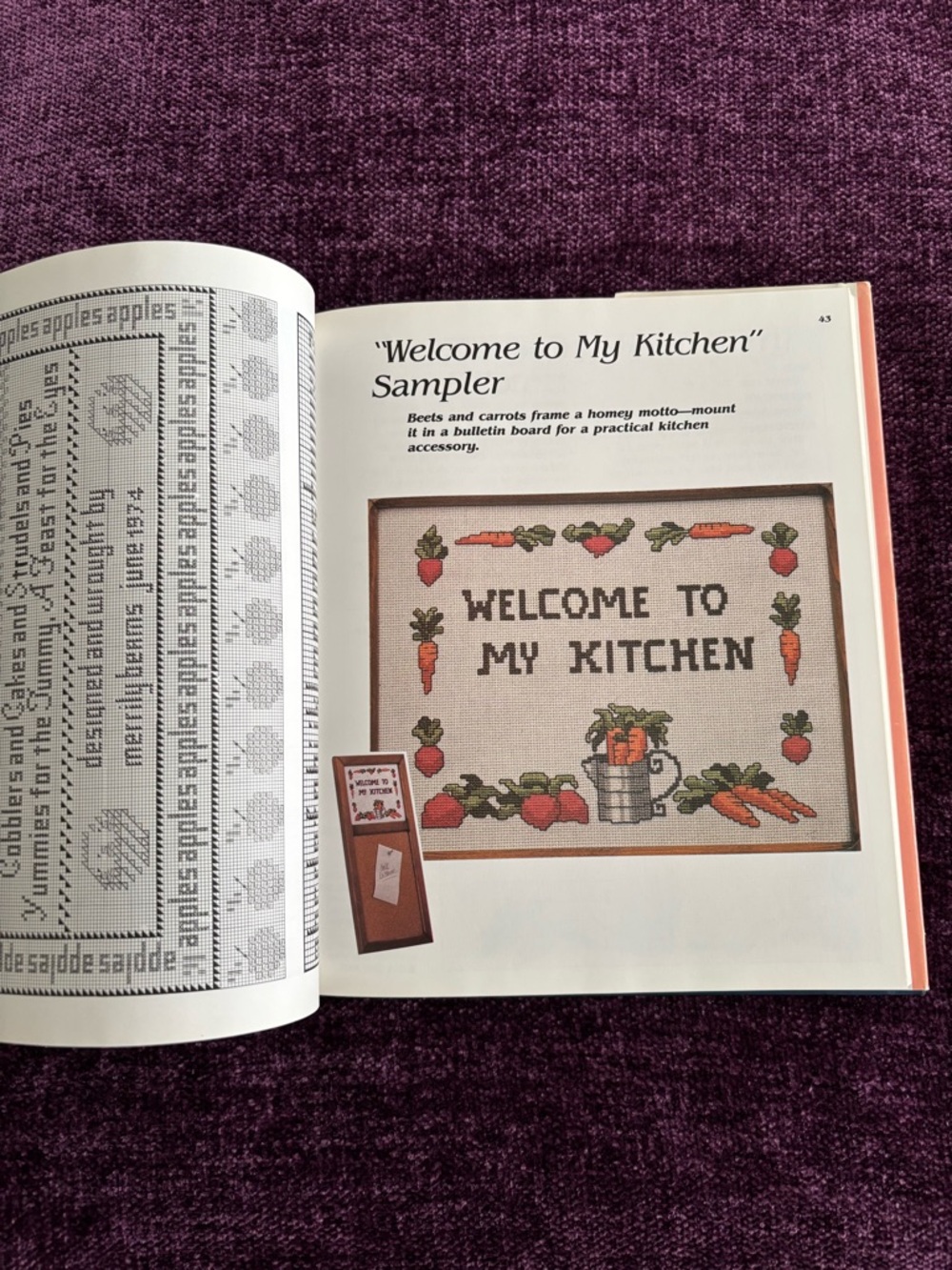 Cross-Stitch from a Country Garden Craft Book - Picture 3 of 9